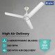 KUHL Arctis A1 Designer 3 Blade 1200mm Brown Remote BLDC Ceiling Fan 