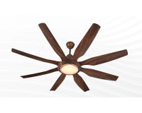 Kuhl Galaxis G8 - 8 Blade 1740mm Teak IOT BLDC Ceiling Fan 