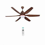 Kuhl Galaxis G6 - 6 Blade 1670mm Teak IOT BLDC Ceiling Fan 