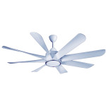 Kuhl Platin D18 - 8 blade 1200mm Silver IOT BLDC Ceiling Fan 