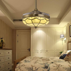 Metal Air Glassy Brass 1 42" 1050mm Fandelier Ceiling Fan