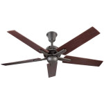 USHA Aerolux Viator 52" Walnut Finish Ceiling Fan