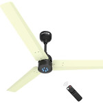 Atomberg Renesa 48" 1200mm Ivory and Black Ceiling Fan