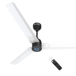 Atomberg Renesa 48" 1200mm White and Black Ceiling Fan