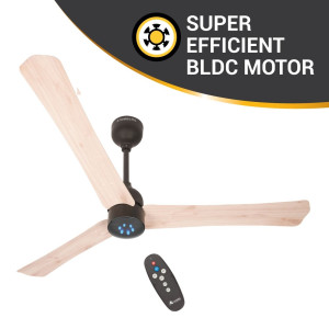 Atomberg Renesa + 48" 1200mm Natural Oakwood Ceiling Fan