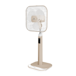 Havells Aindrila Dusty Rose White 16" 400mm With Touch pad and Remote Pedestal Fan 