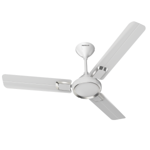 Havells Glaze Pearl White Chrome 48" 1200mm Ceiling Fan