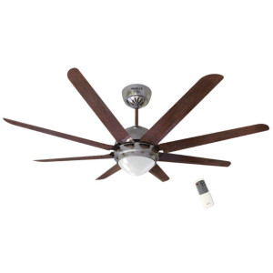 Havells Octet Walnut Brushed Nickel 8 Blade with underlight 52" Ceiling Fan