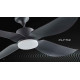 USHA Aerolux Clytie BLDC 52" Pristine Grey Quad ABS Ceiling Fan