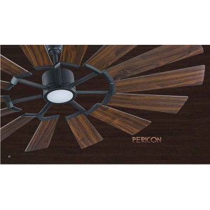 USHA Aerolux Pericon BLDC 62" Walnut Finish Plywood Multi Blades Ceiling Fan