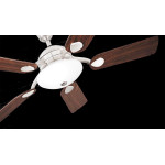 USHA Aerolux Aurelia 52" Walnut Finish Ceiling Fan