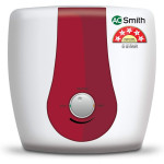 AO Smith SGS Green Series 15 Litre Storage Vertical Water Heater White Body & Red Panel 5 Star (33% EXPRESS HEAT)