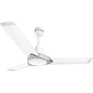 Luminous Jaipur Bandhej Malabar Silver 3 Blade 48" 1200mm Ceiling Fan