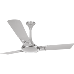 Luminous Deltoid Silver Chrome 3 Blade Ceiling Fan