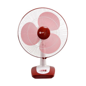 Orient Desk 26 16" 400 mm Table Fan Crimson Red 