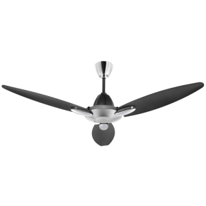 Usha Bloom Daffodil Sparkle Grey Goodbye Dust and Black 1250mm Ceiling Fan 