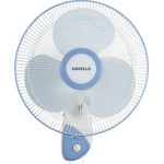 Havells Swanky 16" 400mm Wall Fan White Blue