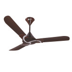 Orient Curl 48" Ceiling Fan Metallic Brown Silver